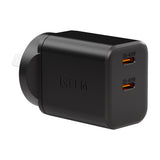 EFM ECO 40W Dual Port Wall Charger - Black