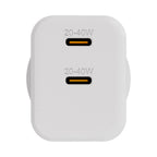 EFM ECO 40W Dual Port USB-C Fast Wall Charger EFM
