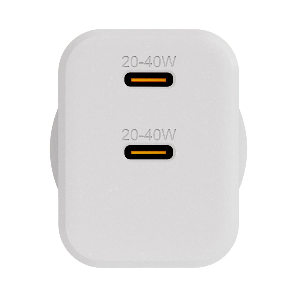 EFM ECO 40W Dual Port USB-C Fast Wall Charger EFM