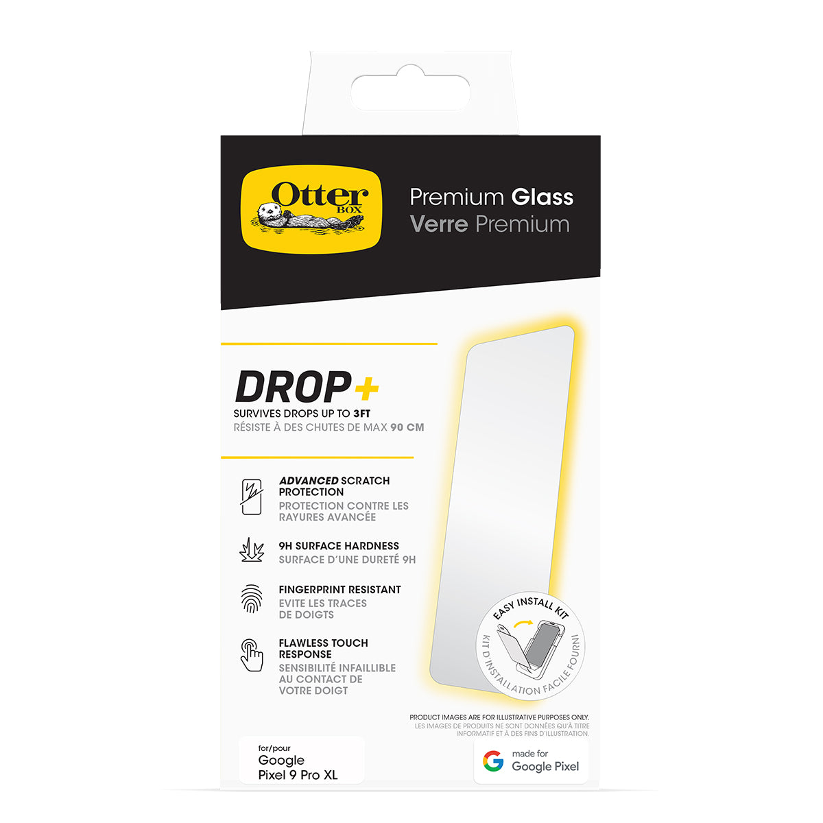 Otterbox Premium Glass Screen Protector for Pixel 9 Pro XL 