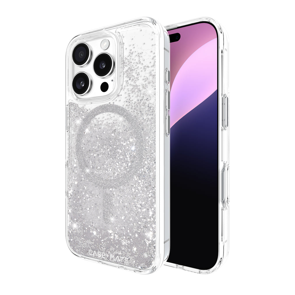 Sparkling Liquid Glitter Waterfall Phone Case with MagSafe CASE-MATE