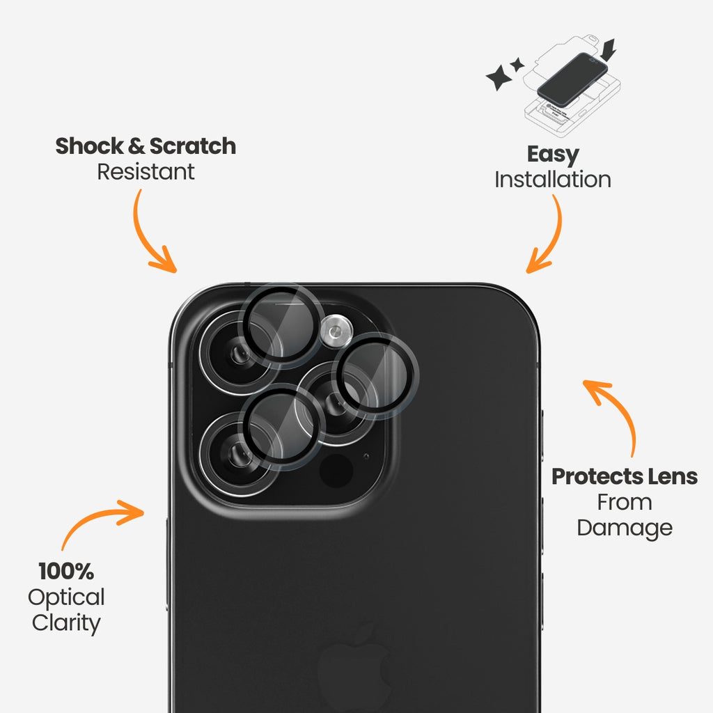 EFM Camera Lens Protector | Tough Anti-Scratch & Impact Shield EFM