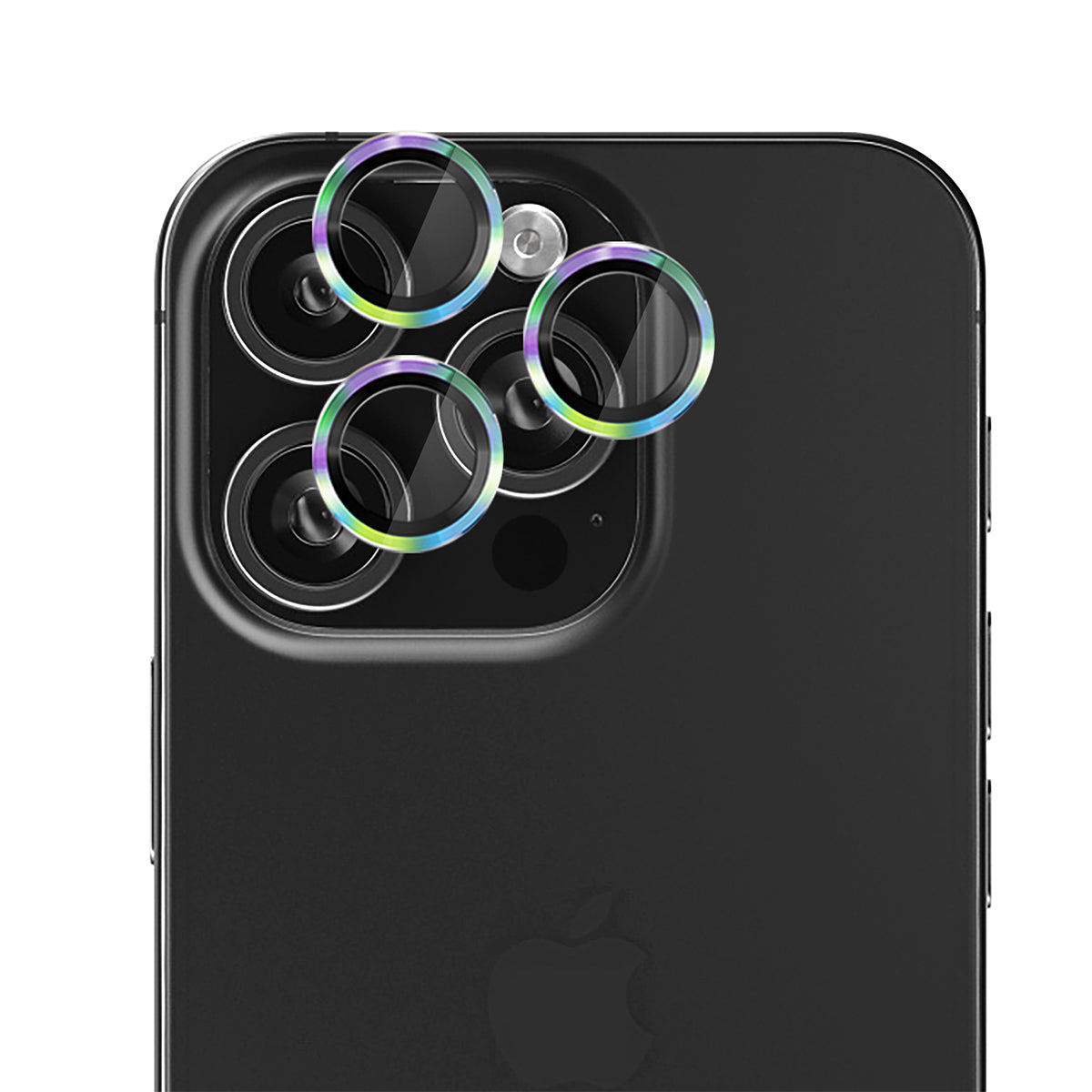 EFM Rainbow Camera Lens Armour for iPhone 16 Pro/Max