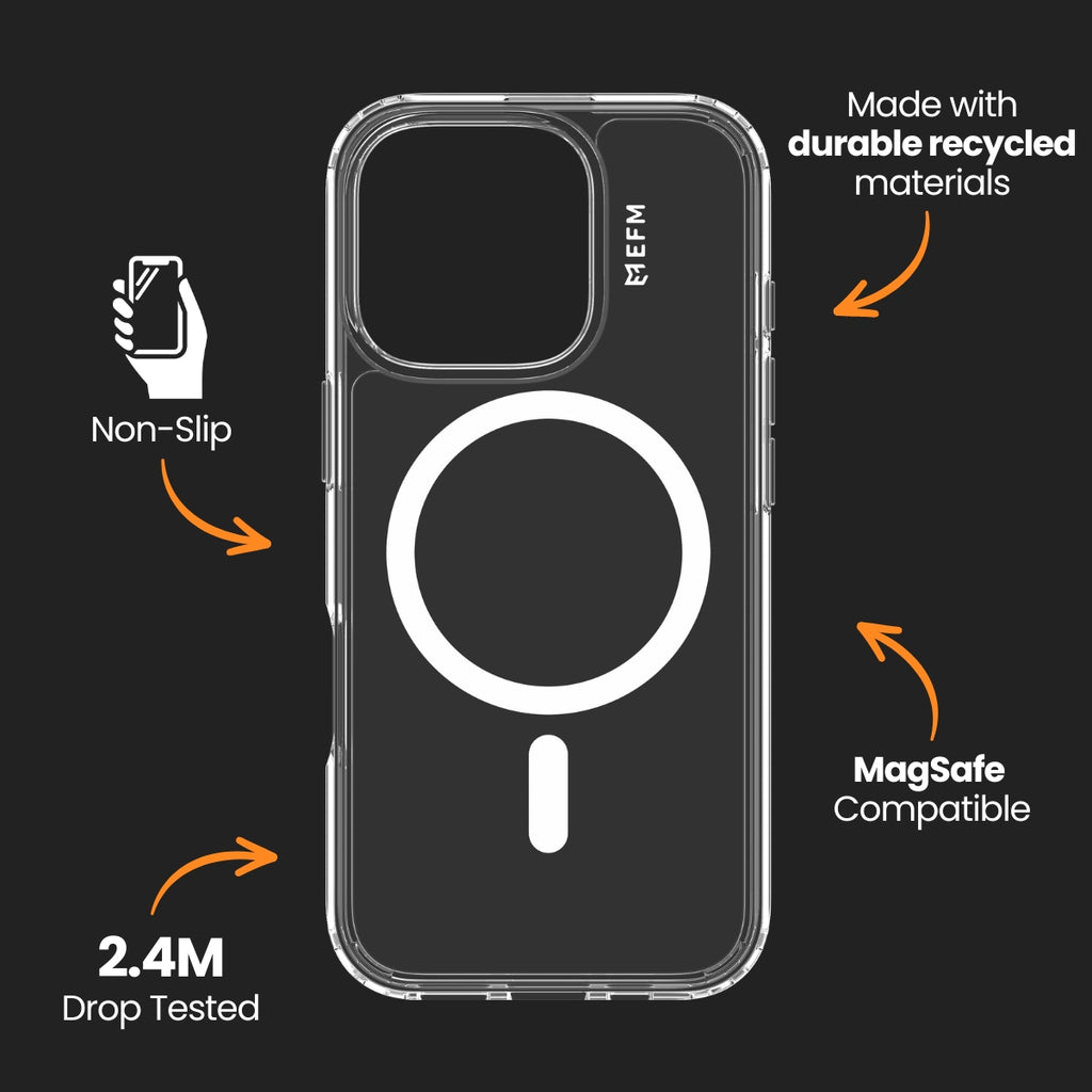 EFM Zurich Clear Case for iPhone 16 Pro