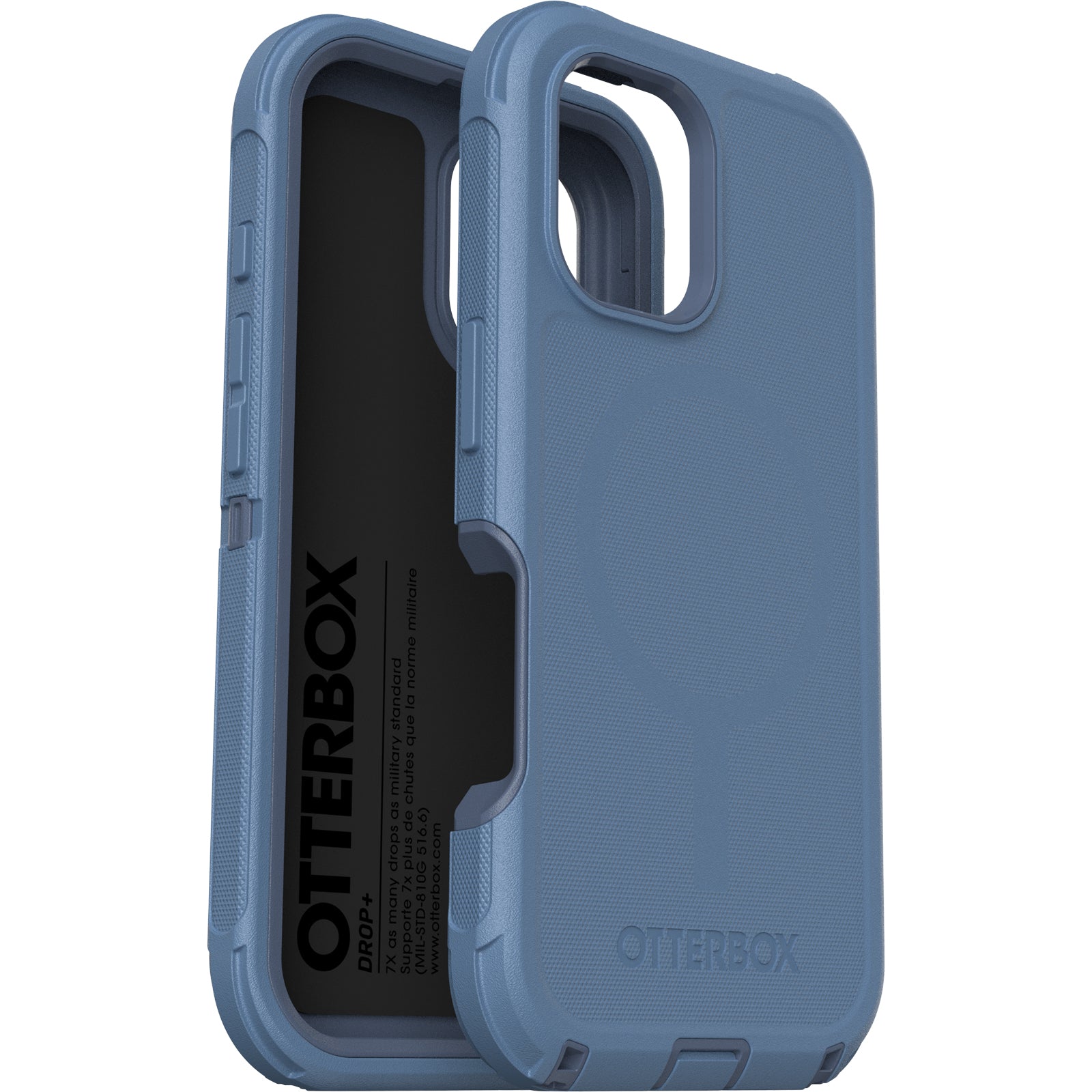 OtterBox Defender MagSafe Case for iPhone 16 - Baby Blue Jeans 