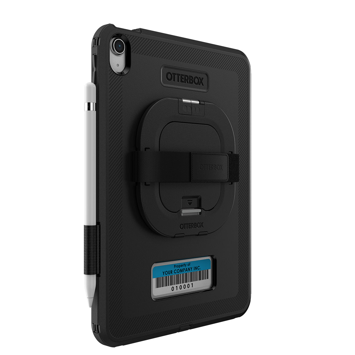 OtterBox Defender iPad 10.9 Case - Handstrap & Kickstand - 10th Gen - Black 