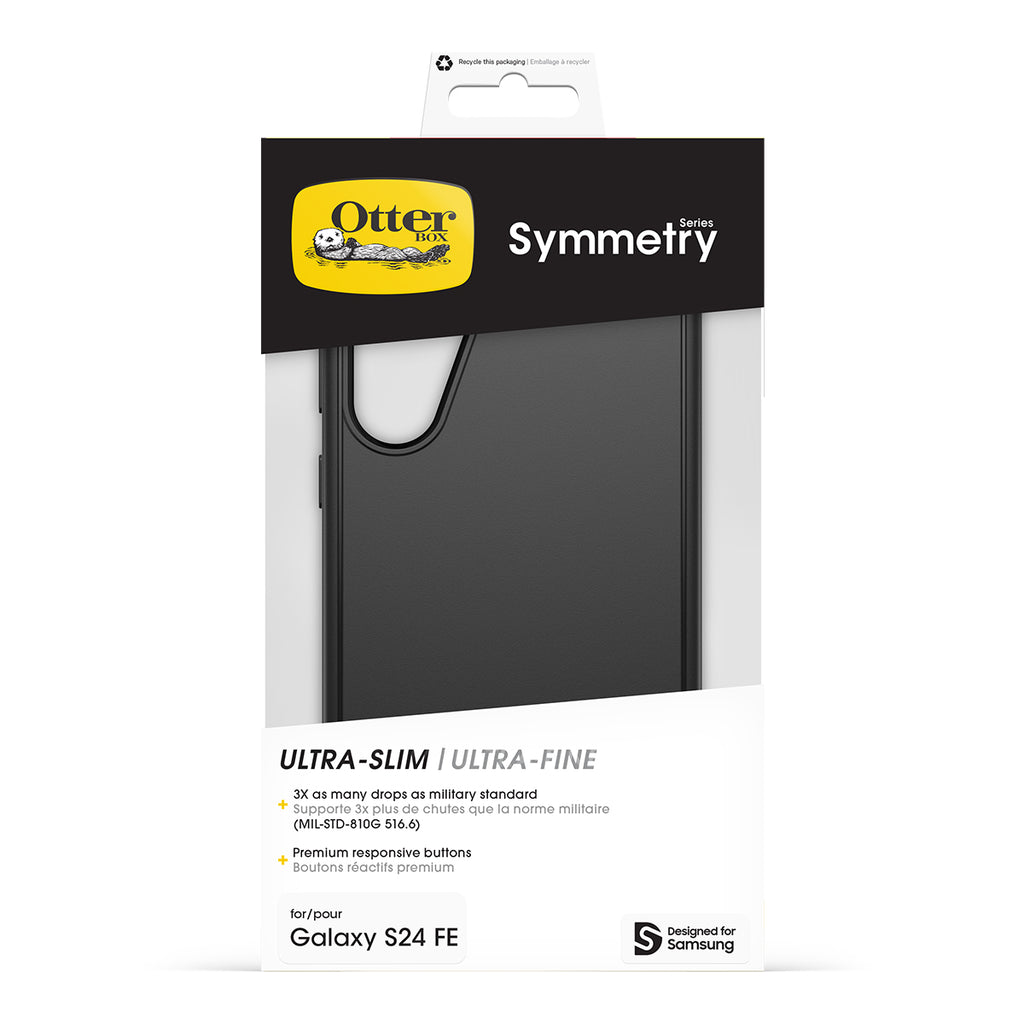 OtterBox Symmetry Case for Samsung S24FE - Black 