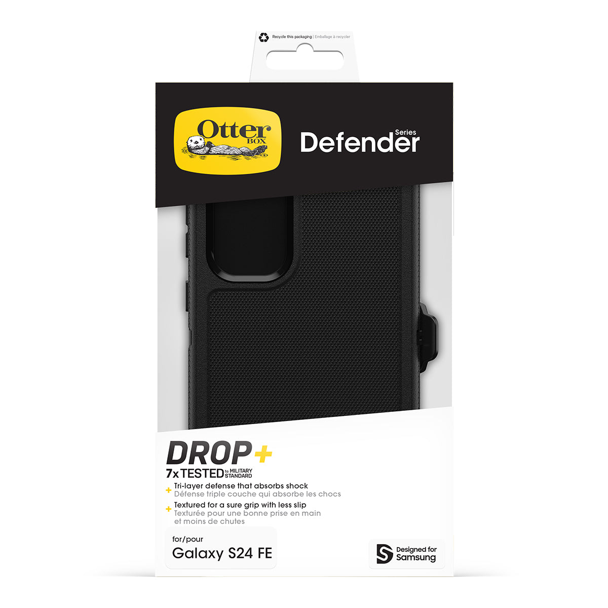 OtterBox Defender Case for Samsung Galaxy S24FE - Black 