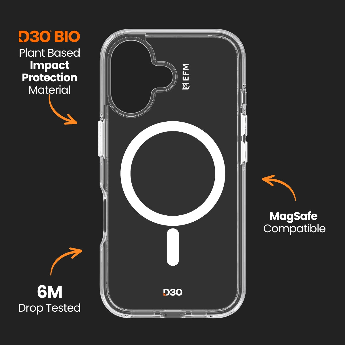 EFM Aspen Case D3O Bio: Superior Drop Protection & Eco-Friendly EFM