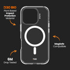 EFM Aspen Clear Case for iPhone 16 Pro with D3O Bio