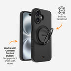 EFM Alta iPhone 16 Case - D3O Bio Protection - Black