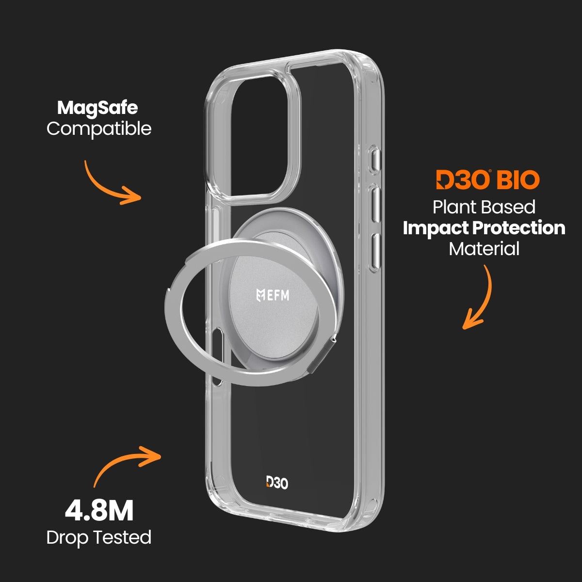 EFM Alta D3O Bio Protective Phone Case EFM