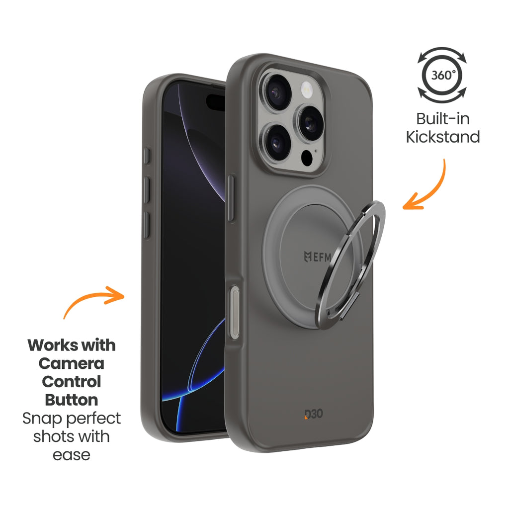 EFM Alta MagSafe Kickstand Case | Slim Drop Protection EFM