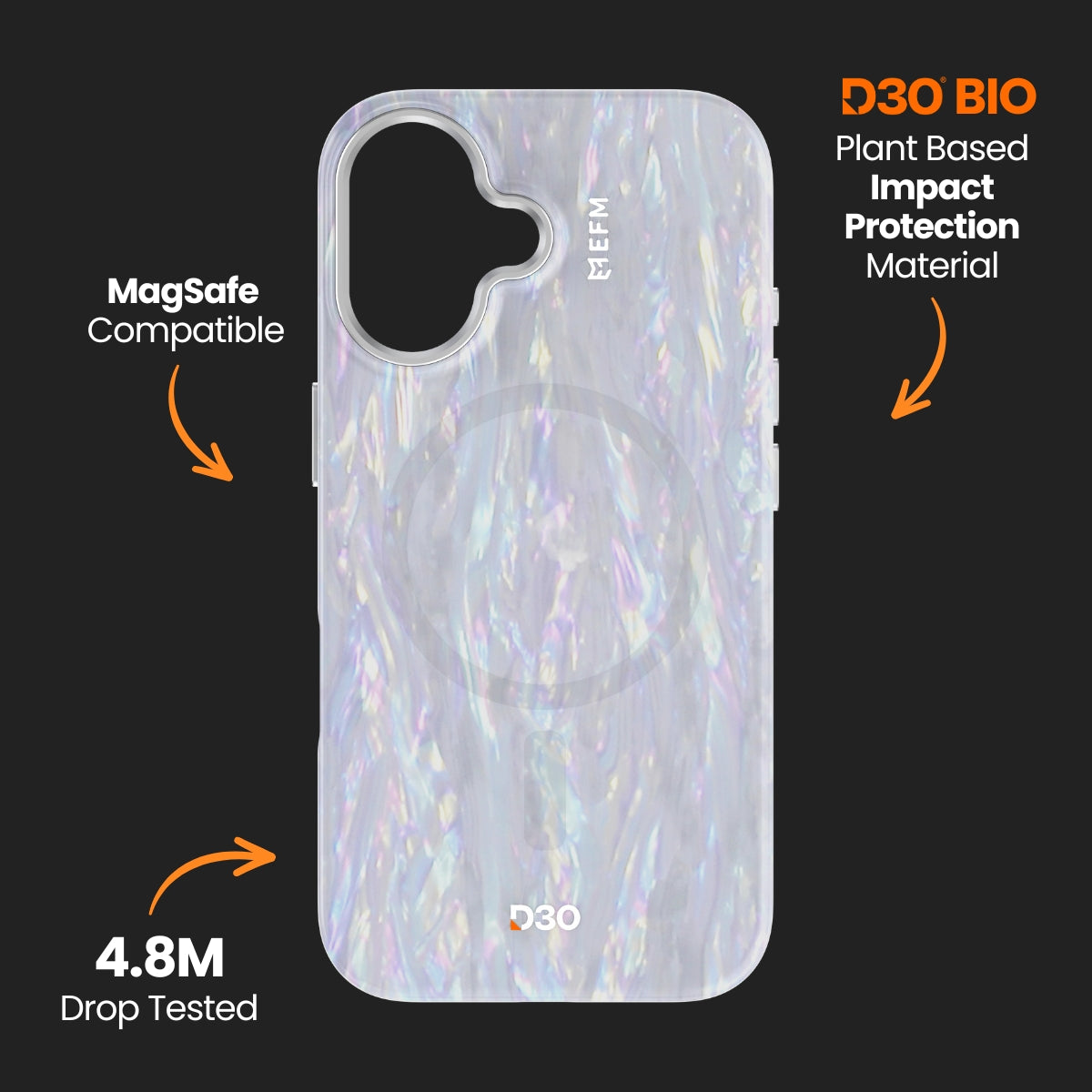 EFM Volta Case Armour - Slim, Durable MagSafe Phone Protection EFM