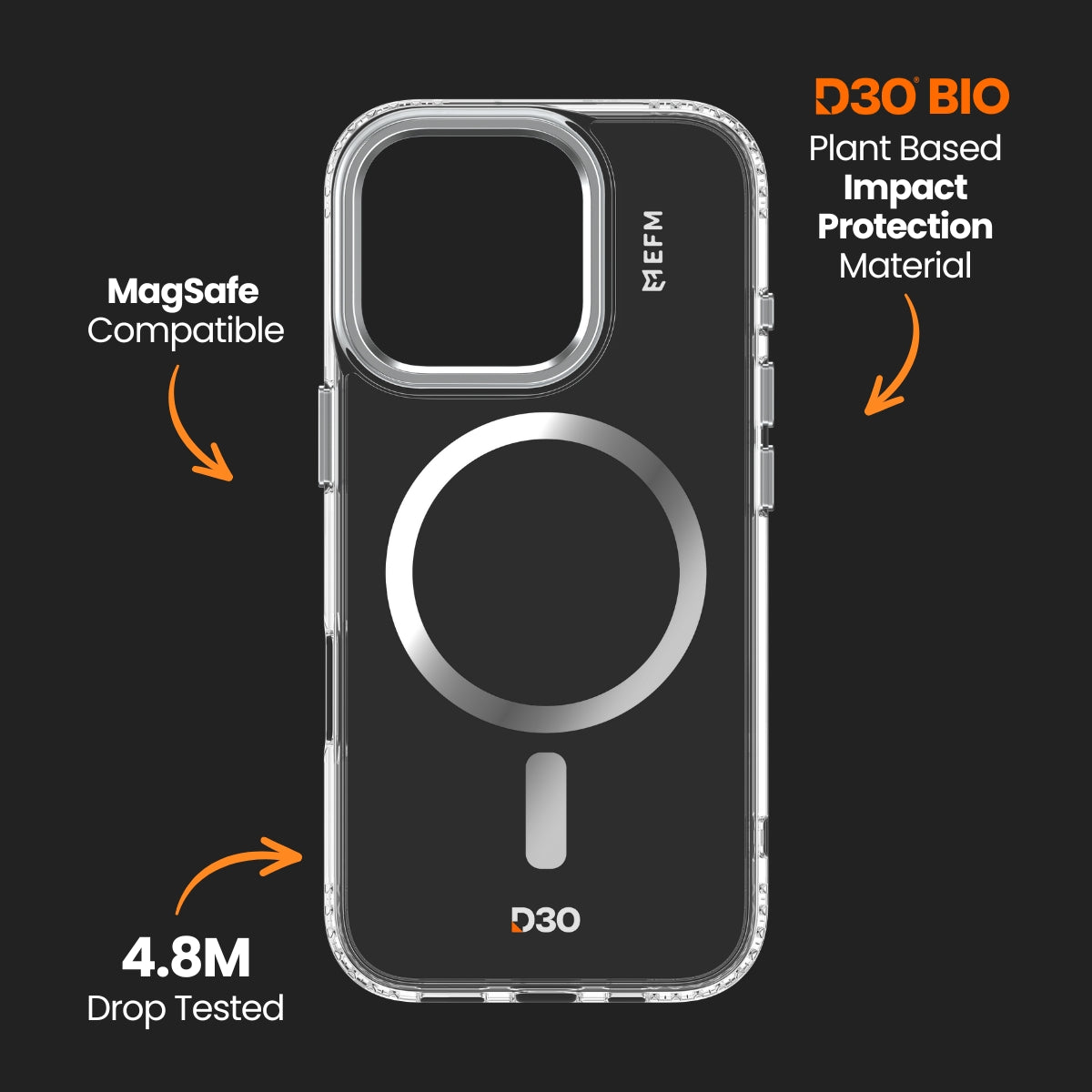 EFM Volta Case with D3O Bio | Advanced Drop Protection & Eco-Friendly EFM