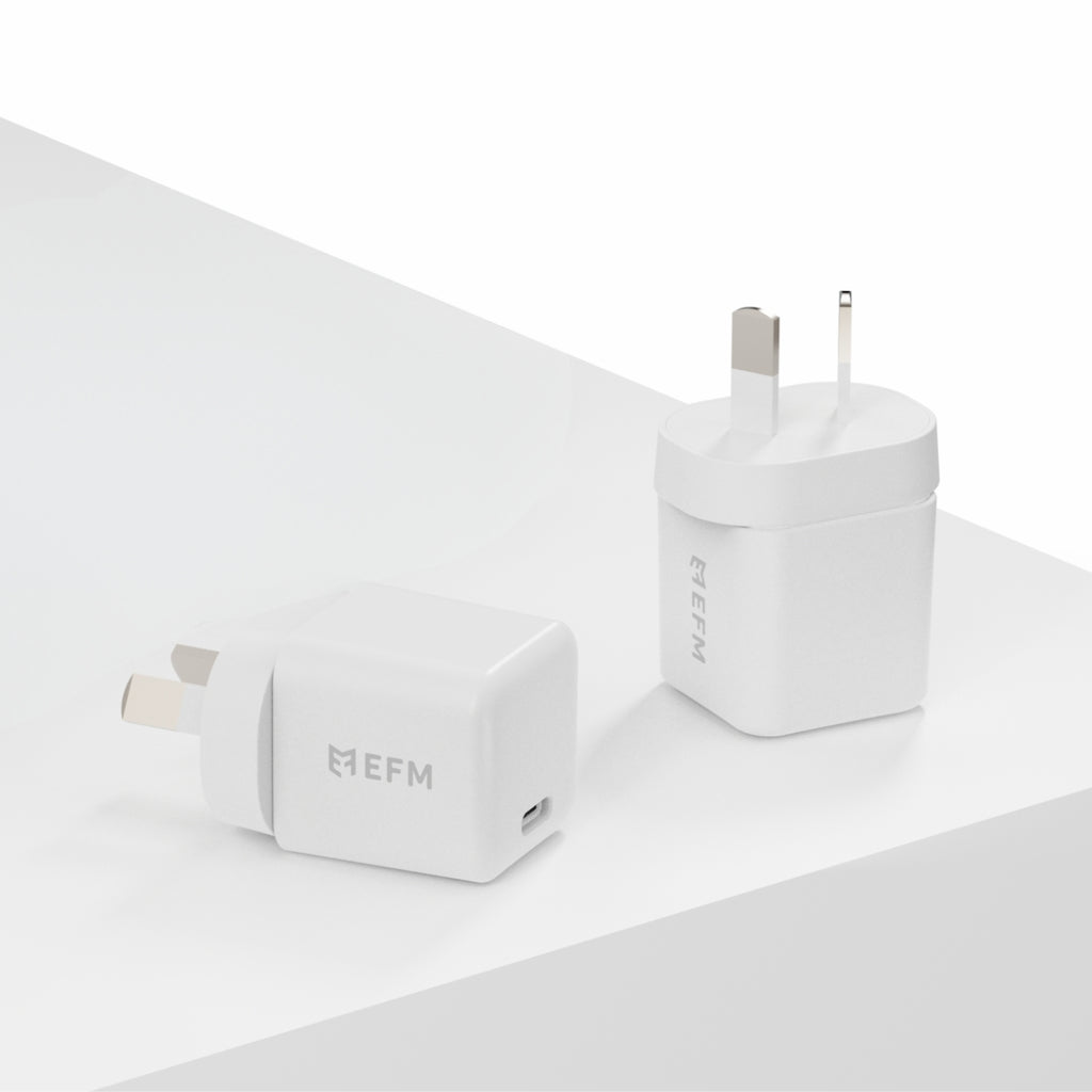 EFM ECO 30W GaN Fast Wall Charger Twin Pack EFM