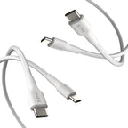 EFM USB-C Braided Cables (2-Pack) - 2M, 60W Fast Charging