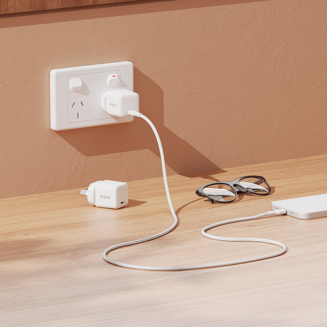 EFM USB-C Braided Cables (2-Pack) - 2M, 60W Fast Charging