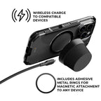 EFM Cloudbreak MagSafe Bluetooth Speaker with 10W Wireless Charge - Charcoal 
