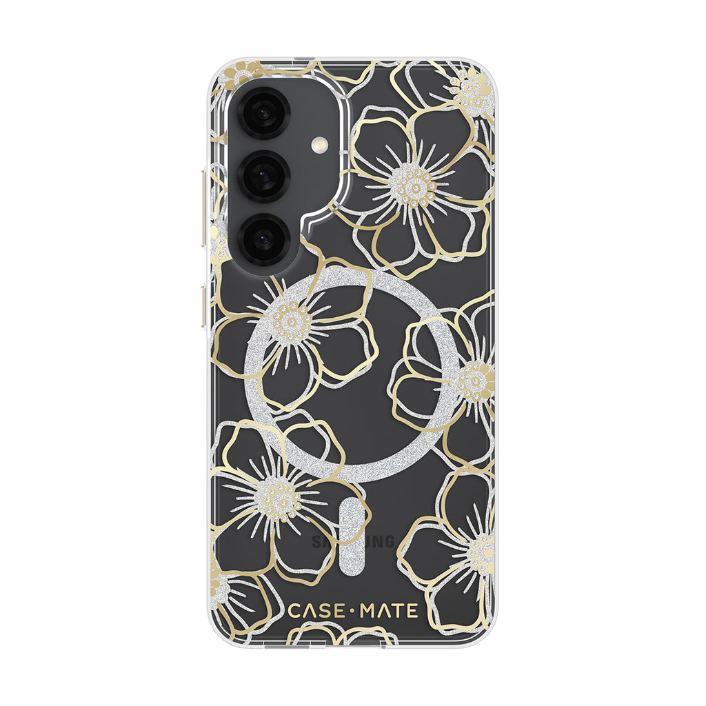 Case-Mate Floral Gems Glitter Protective Phone Case CASE-MATE
