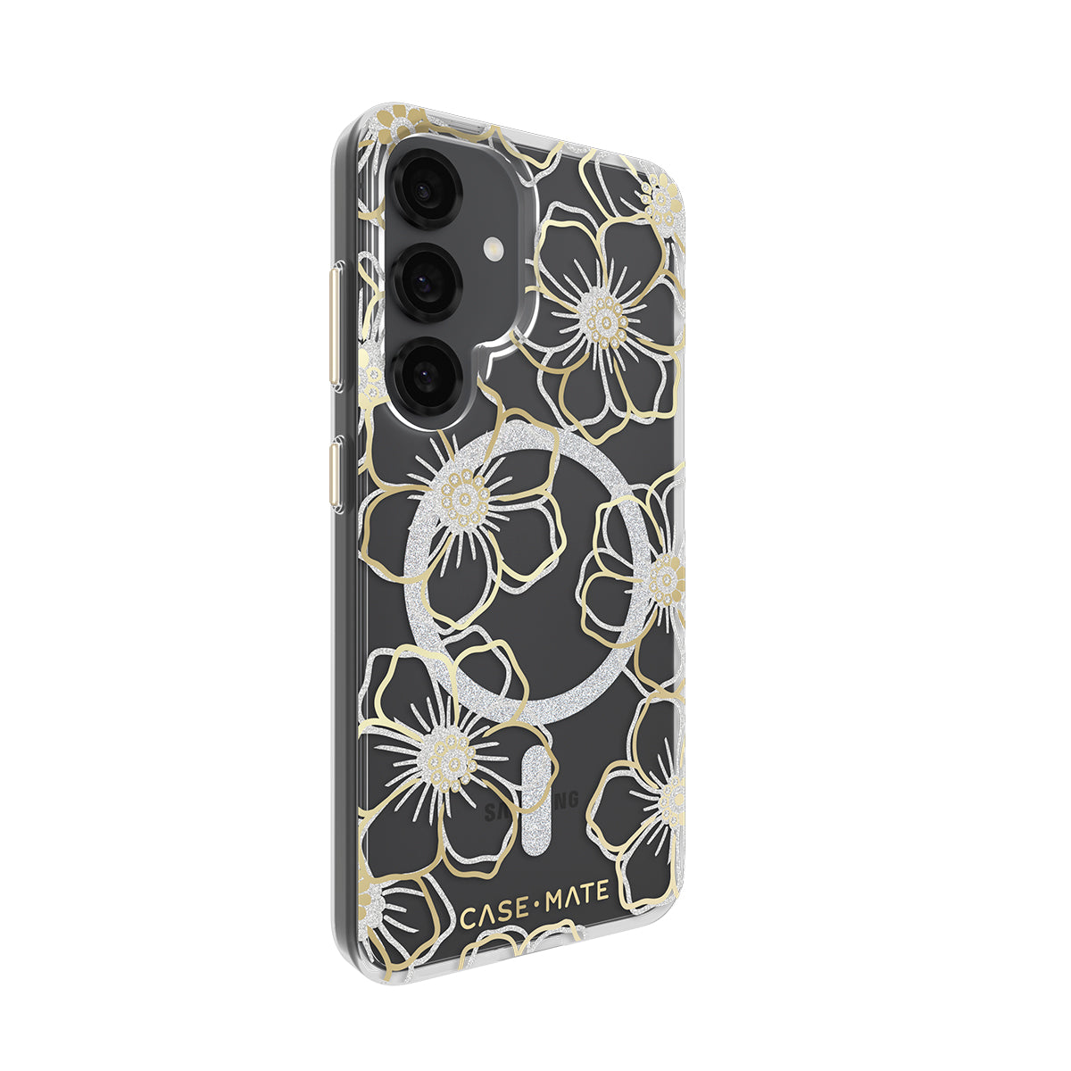 Case-Mate Floral Gems Glitter Protective Phone Case CASE-MATE