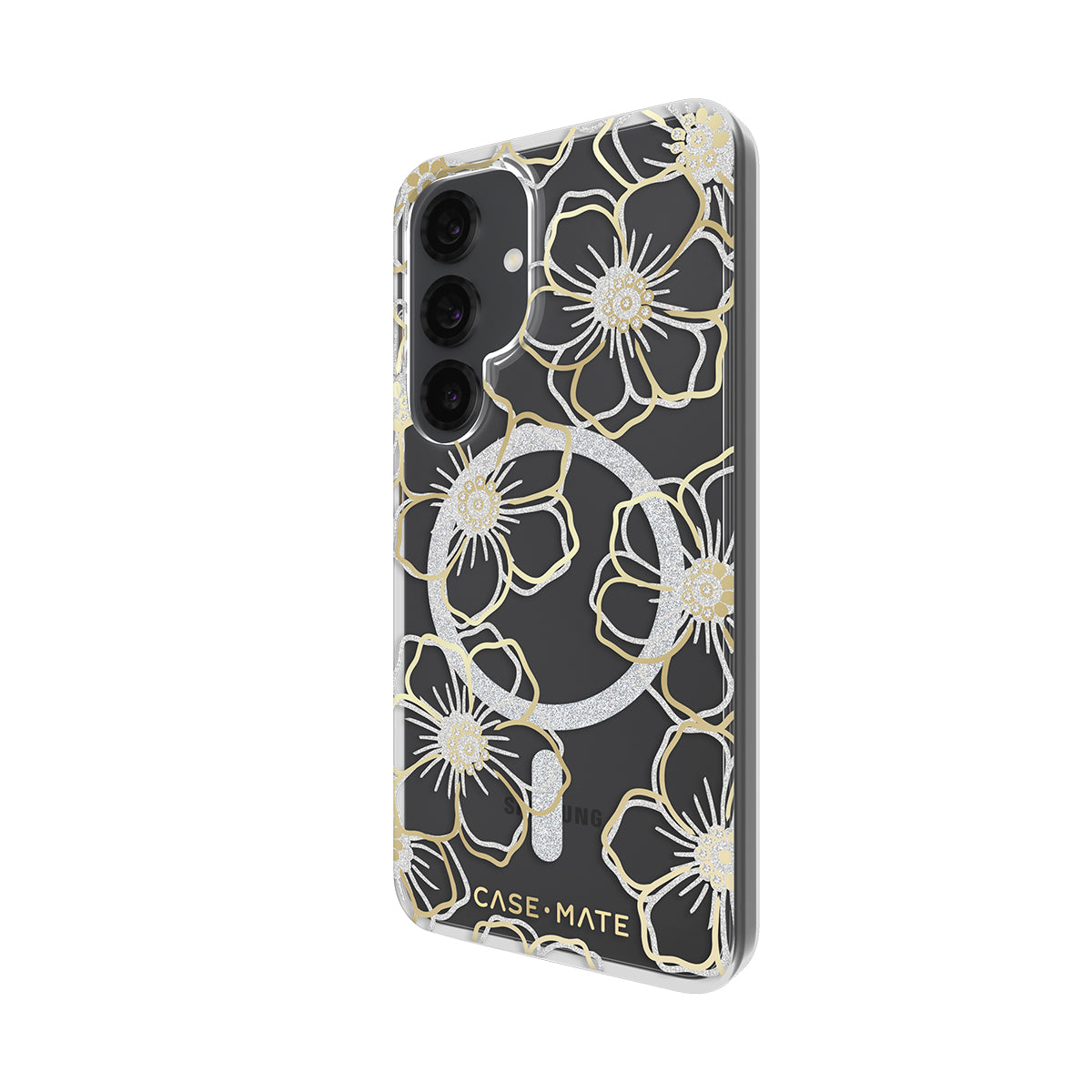 Case-Mate Floral Gems Glitter Protective Phone Case CASE-MATE