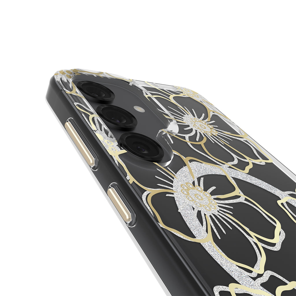 Case-Mate Floral Gems Glitter Protective Phone Case CASE-MATE
