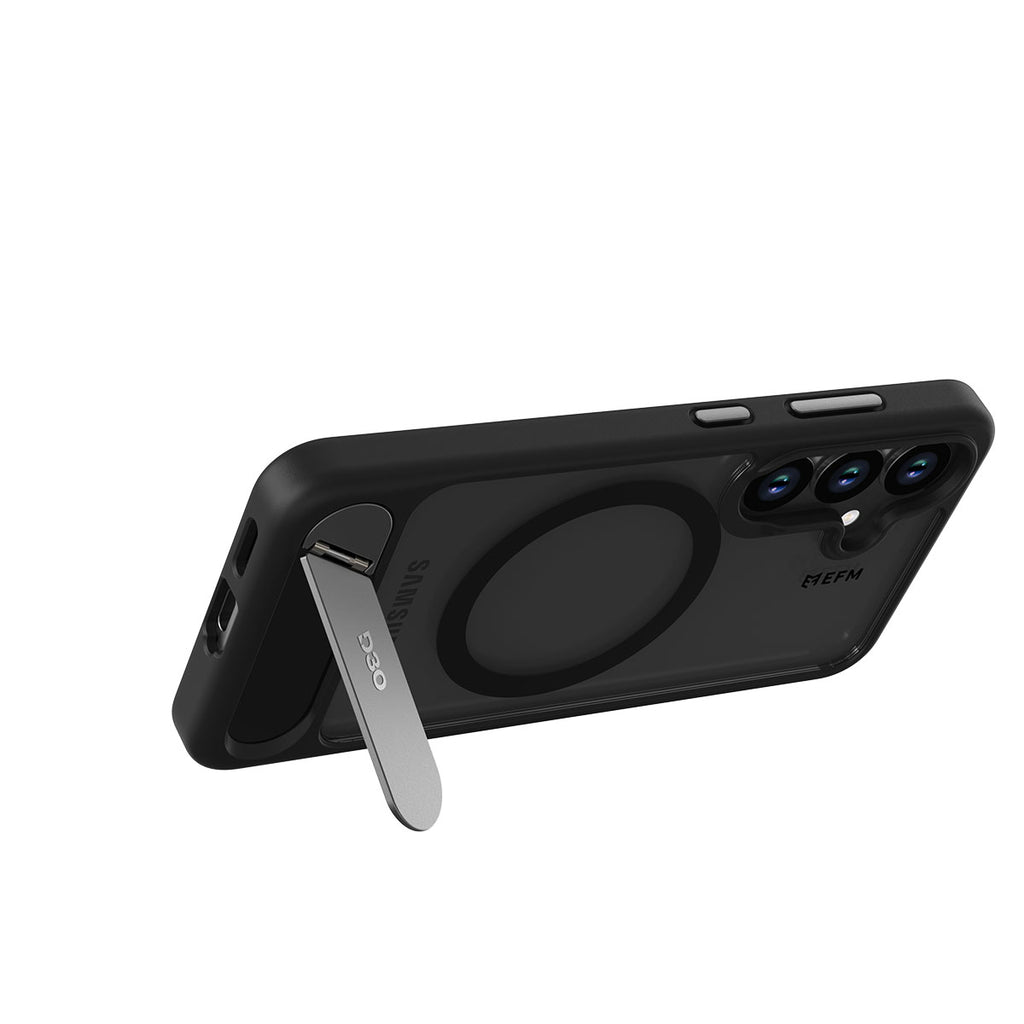 EFM Alta D3O BIO Case for Samsung Galaxy S25 - Black/Clear