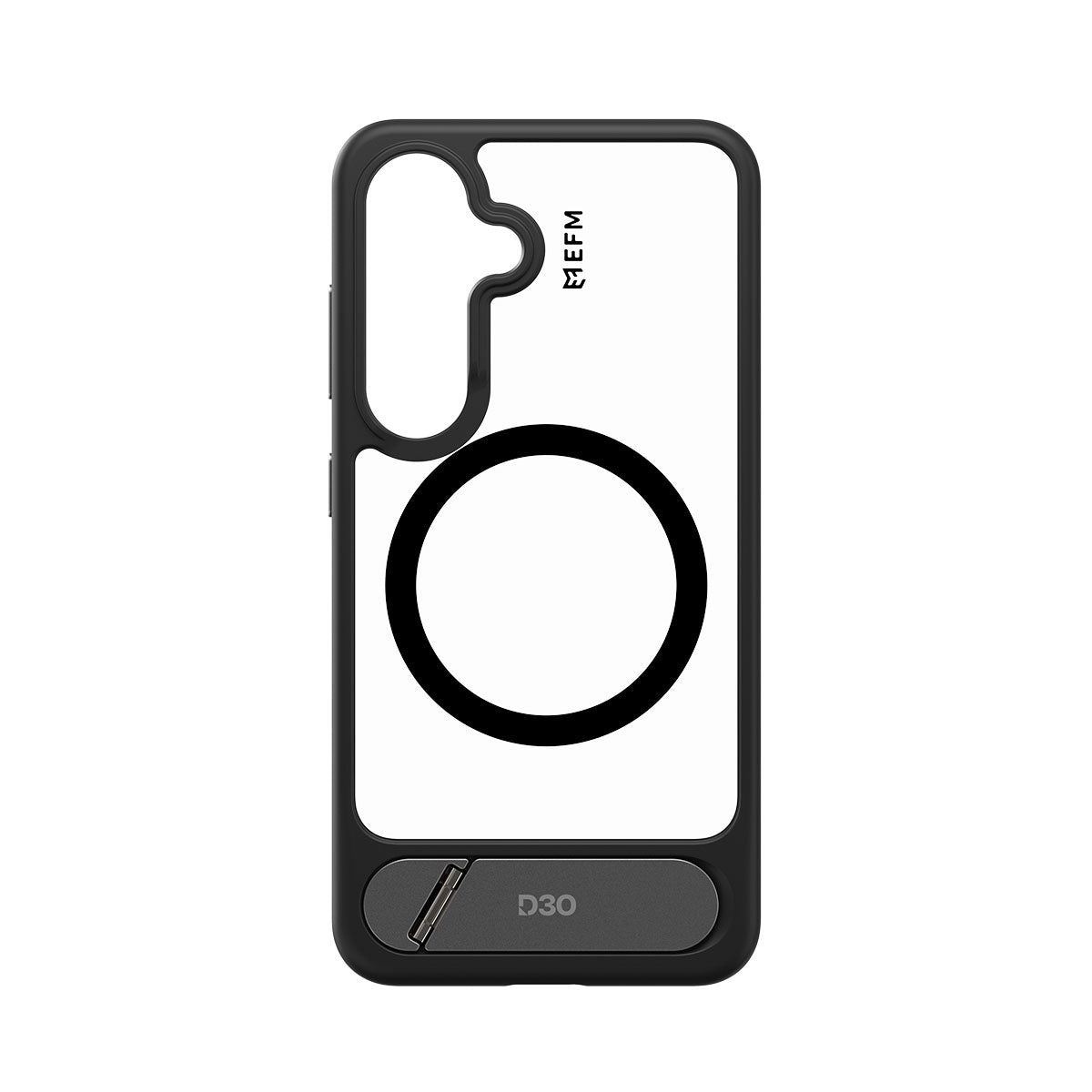 EFM Alta D3O BIO Case for Samsung Galaxy S25 - Black/Clear