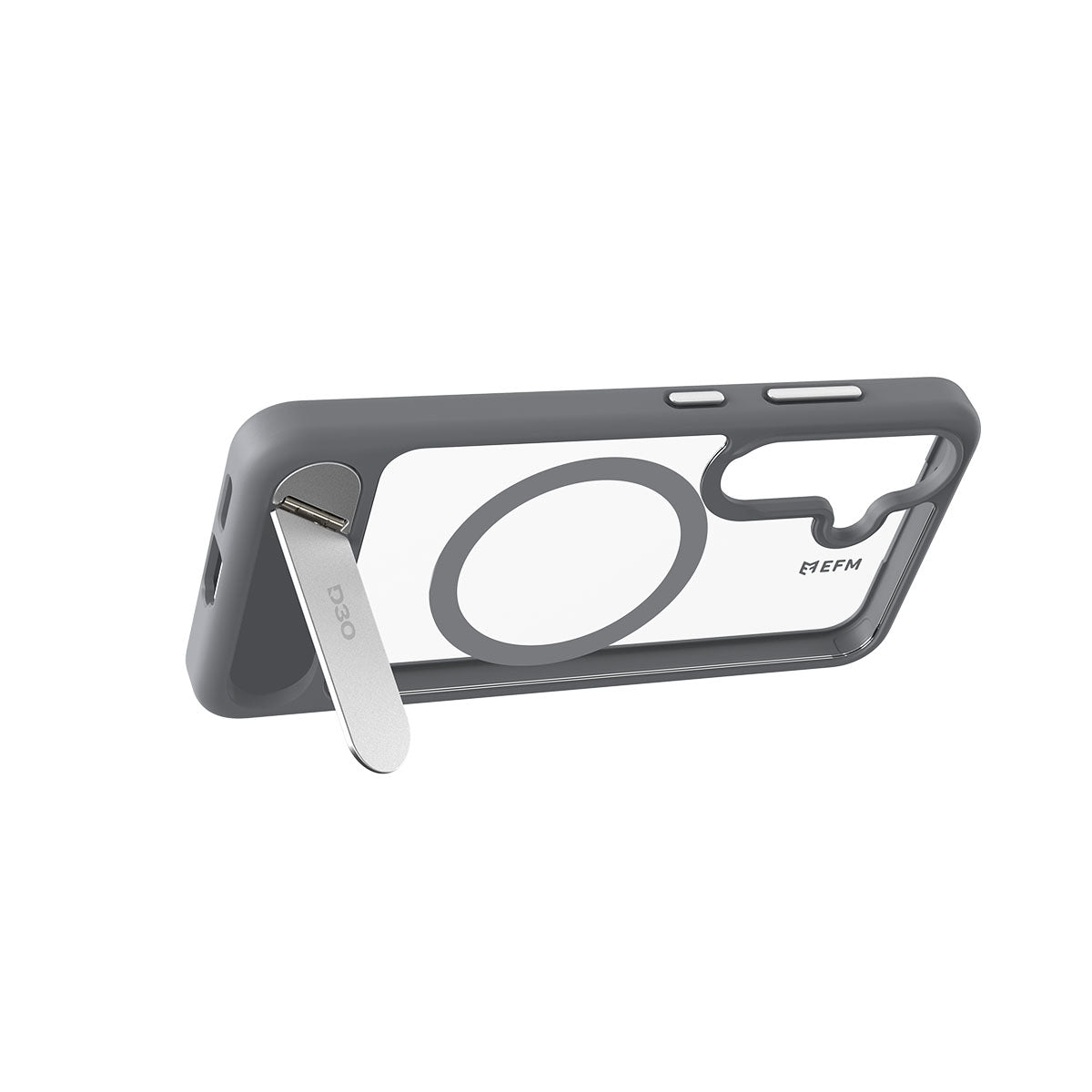 EFM Alta D3O BIO Case for Samsung Galaxy S25 - Grey/Clear