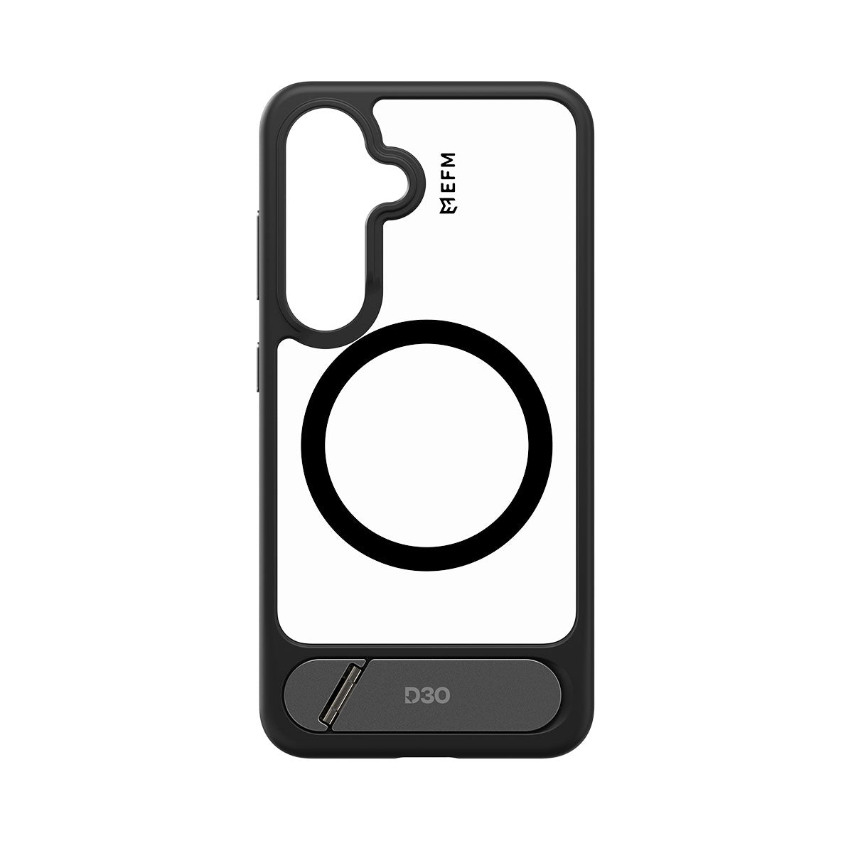 EFM Alta D3O BIO Case for Samsung S25+ - Black/Clear