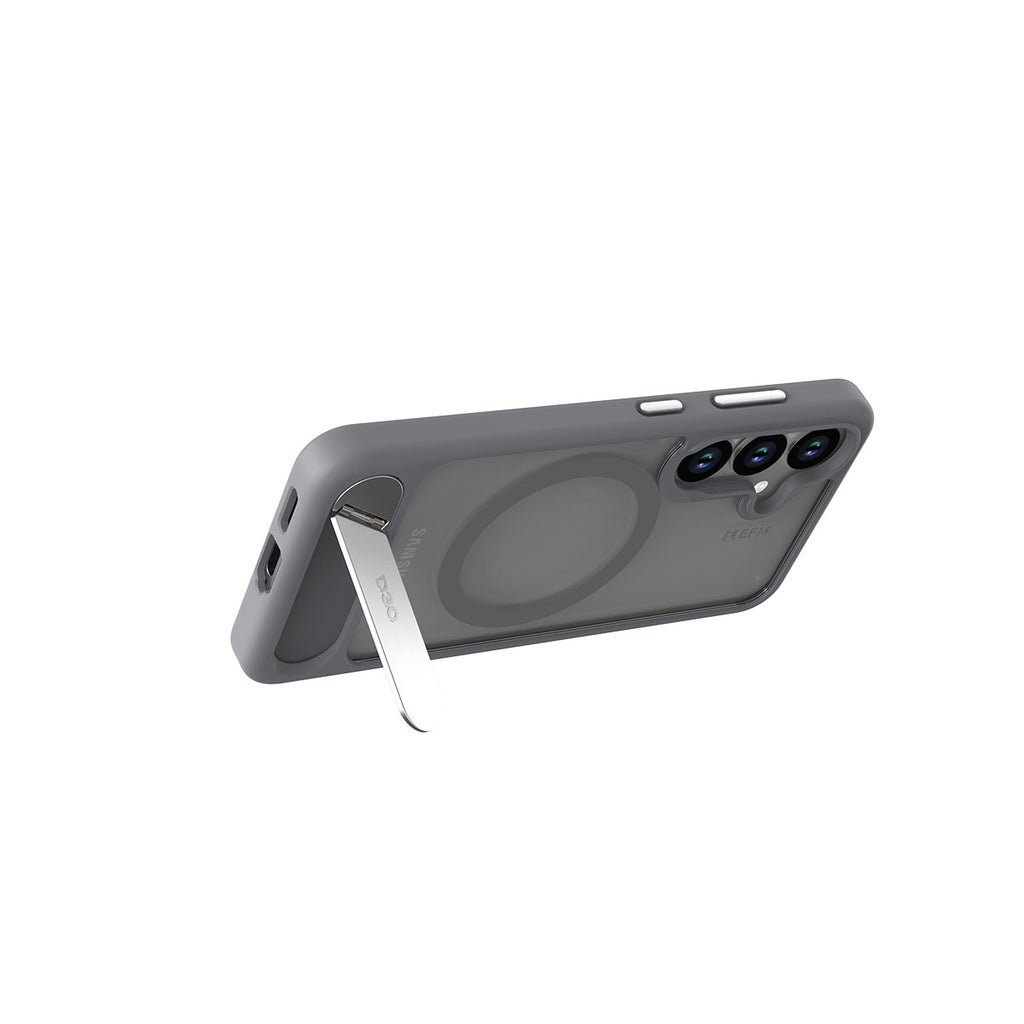 EFM Alta D3O BIO Case for Samsung Galaxy S25+ - Grey/Clear