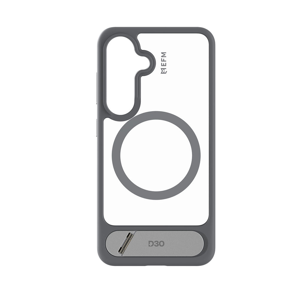 EFM Alta D3O BIO Case for Samsung Galaxy S25+ - Grey/Clear