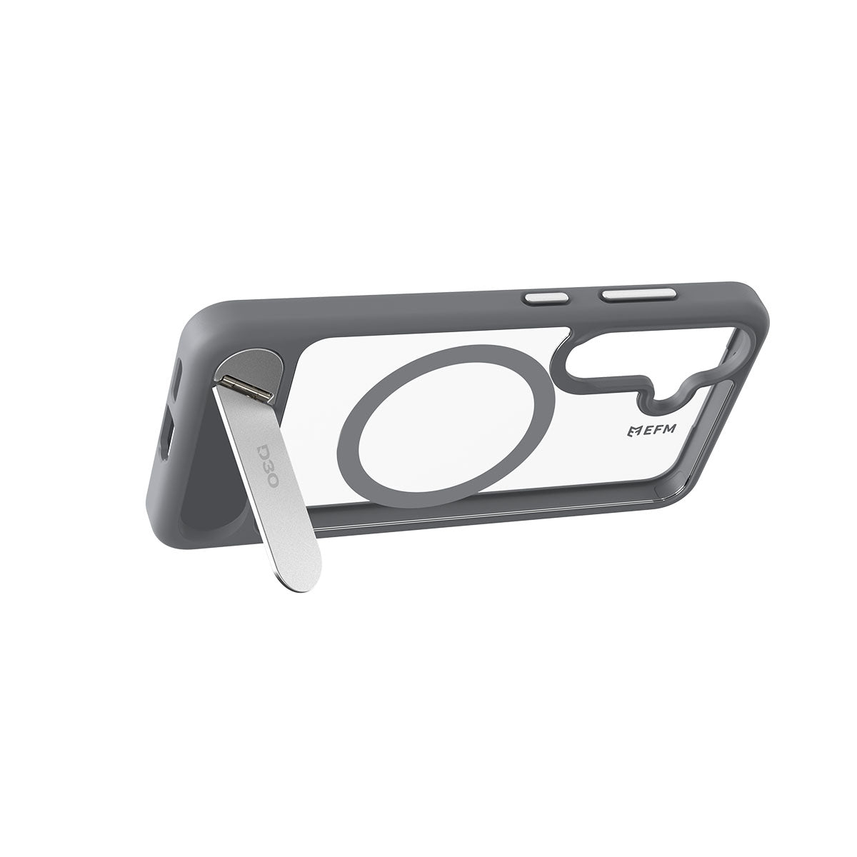 EFM Alta D3O BIO Case for Samsung Galaxy S25+ - Grey/Clear