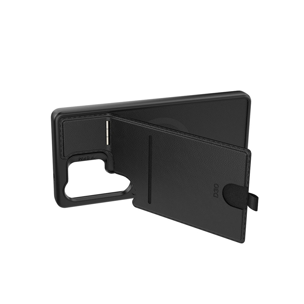 EFM Berlin D3O BIO Wallet Case for Samsung Galaxy S25 Ultra - Black