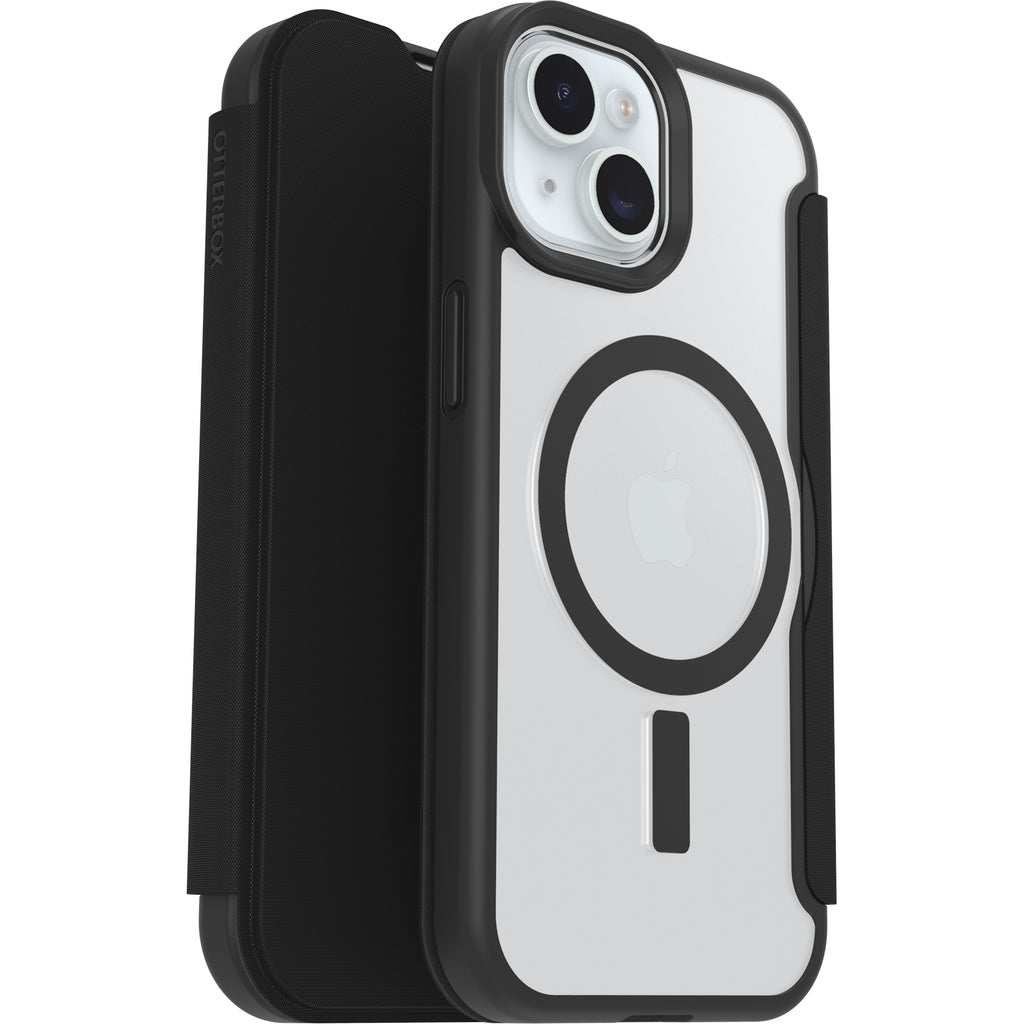 OtterBox React Folio MagSafe Case for iPhone 15/14/13 - Black 