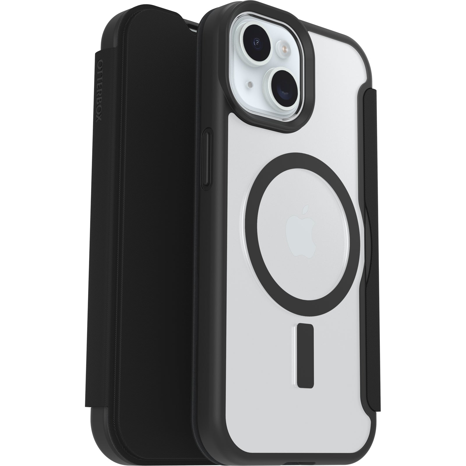 OtterBox React Folio MagSafe Case for iPhone 15/14/13 - Black 