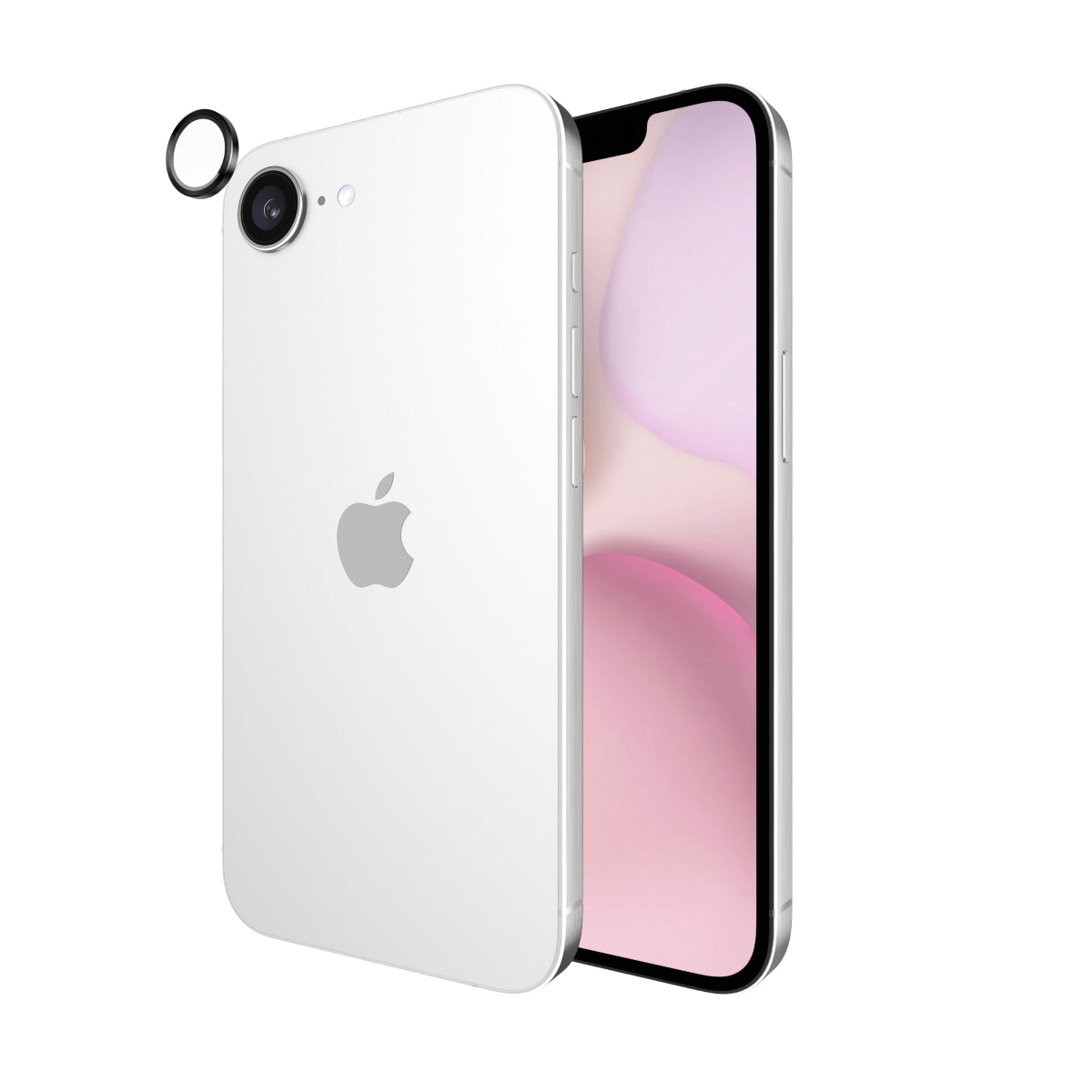 Case-Mate Aluminium Ring Lens Protector for iPhone 16e / iPhone 17e – Black product image 6