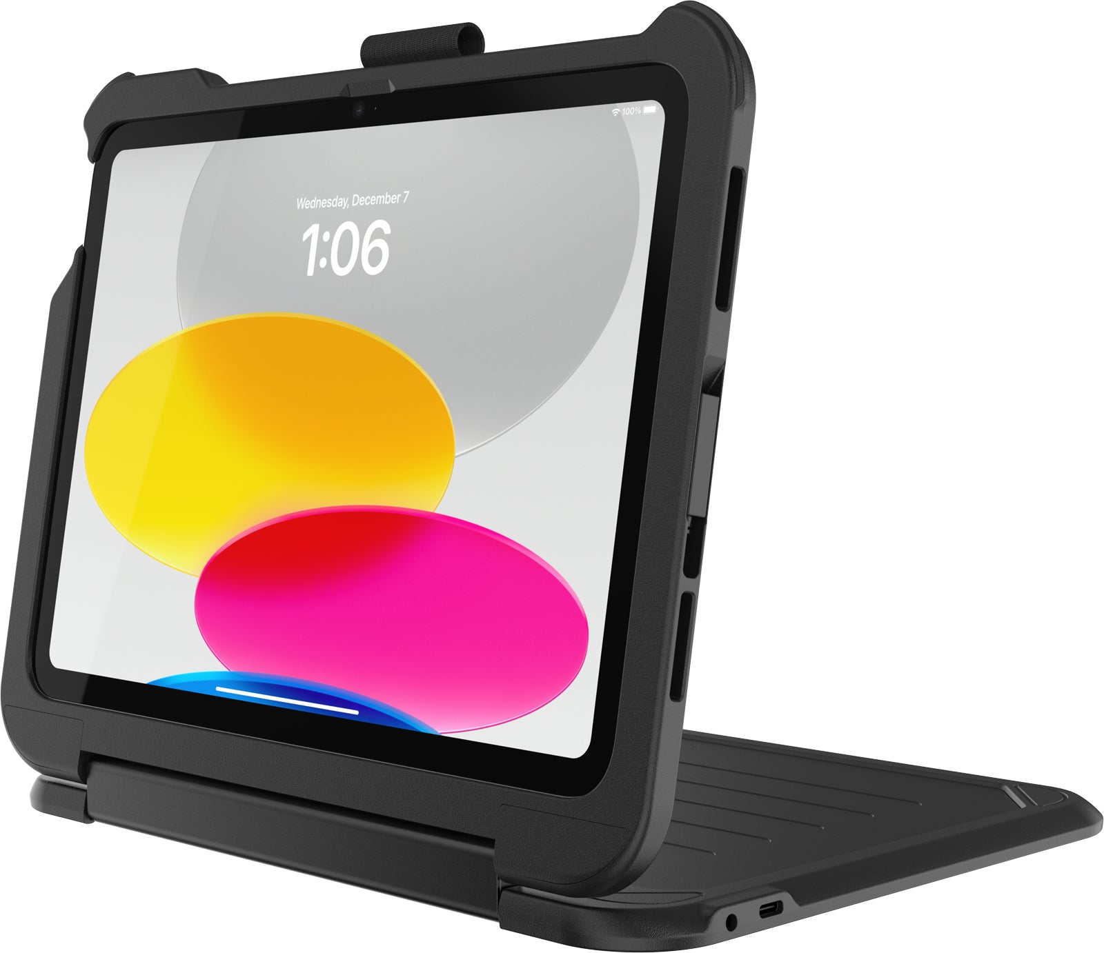 OtterBox Achiever Protective Keyboard Case for iPad 10th Gen 10.9 - Black 