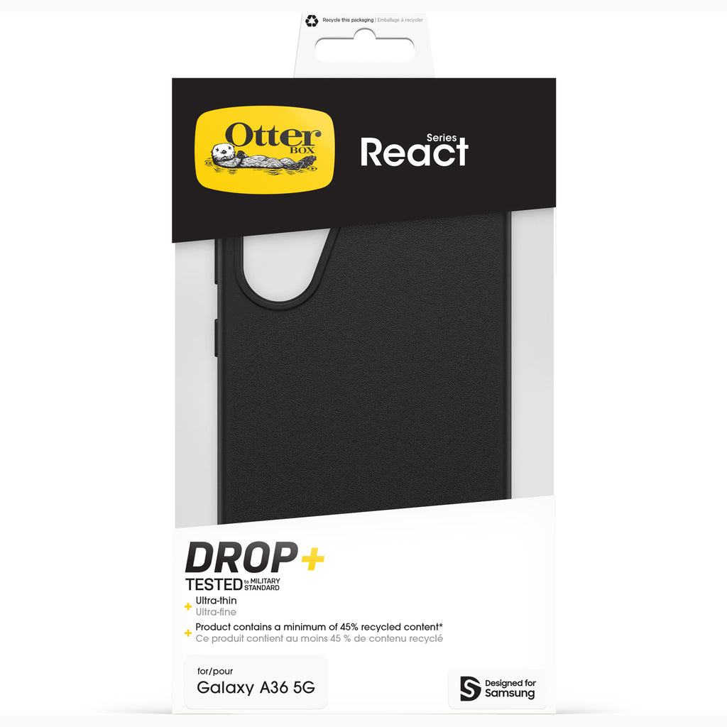 Otterbox React Case for Samsung A36 5G - Black 