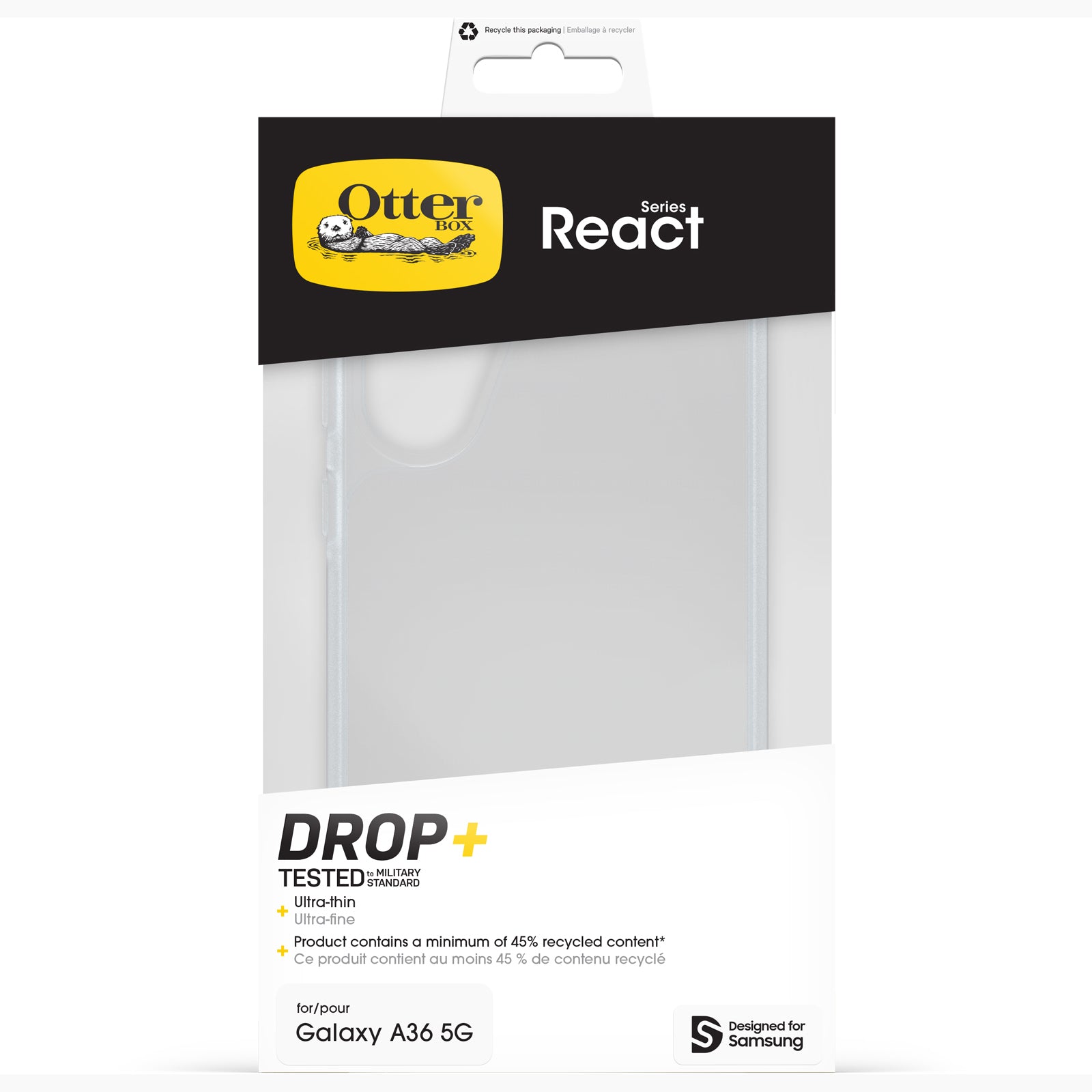 Otterbox React Clear Case for Samsung A36 5G 