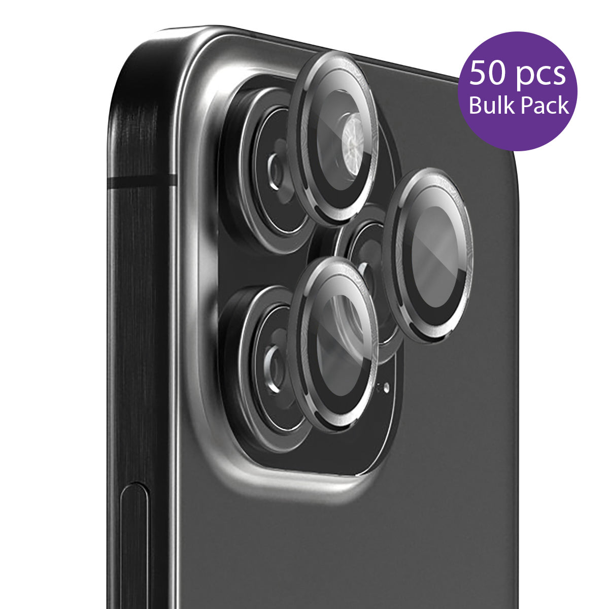 Durable EFM Phone Camera Lens Protectors - Bulk Pack EFM