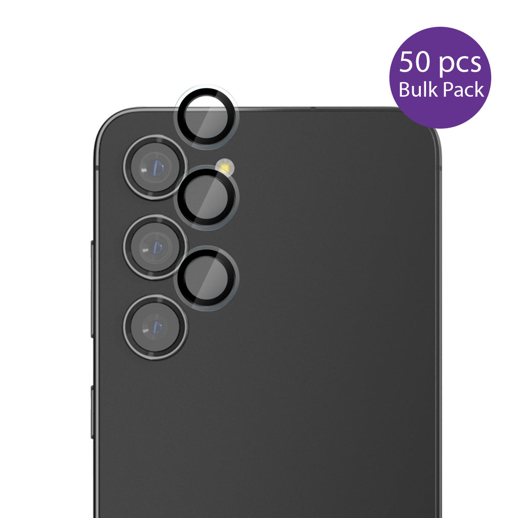 EFM Samsung Galaxy S25 Camera Lens Protector - Bulk Clear Pack
