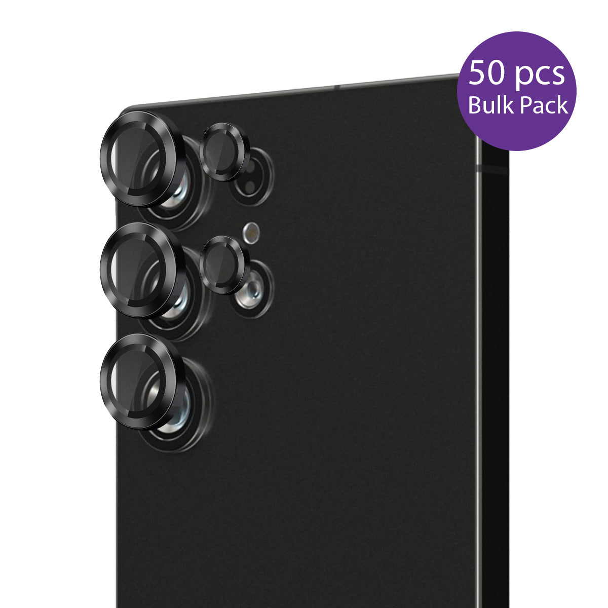 EFM Samsung S25 Ultra Carbon Camera Lens Protector - Bulk Pack