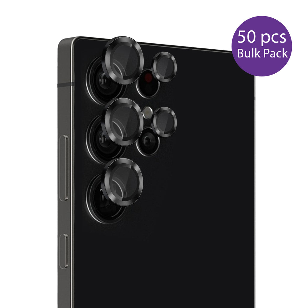 EFM Samsung S25 Ultra Carbon Camera Lens Protector - Bulk Pack