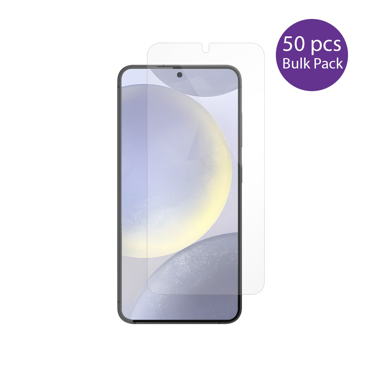 EFM Tempered Glass Screen Protector Bulk Pack for Samsung Galaxy S25 & Samsung Galaxy S24 - Clear