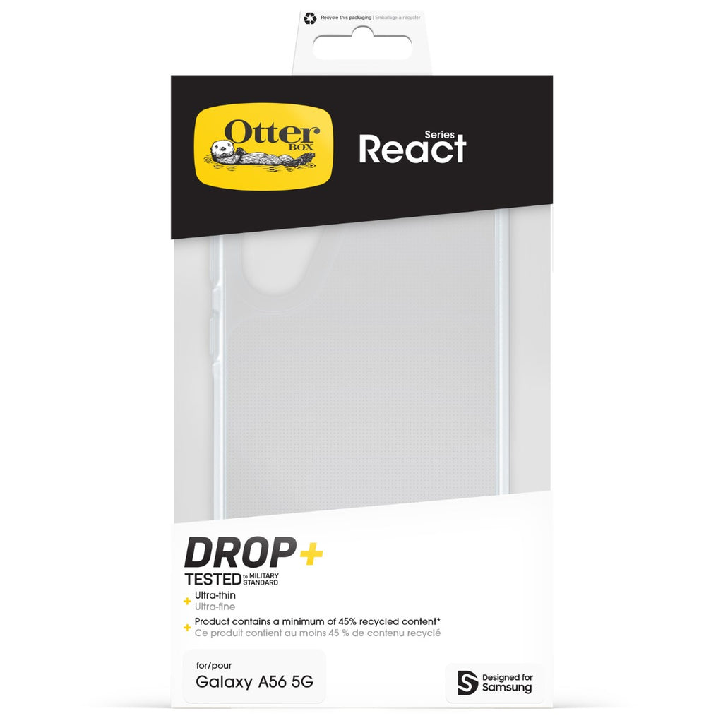 Otterbox React Clear Case for Samsung A56 5G - Slim & Protective 