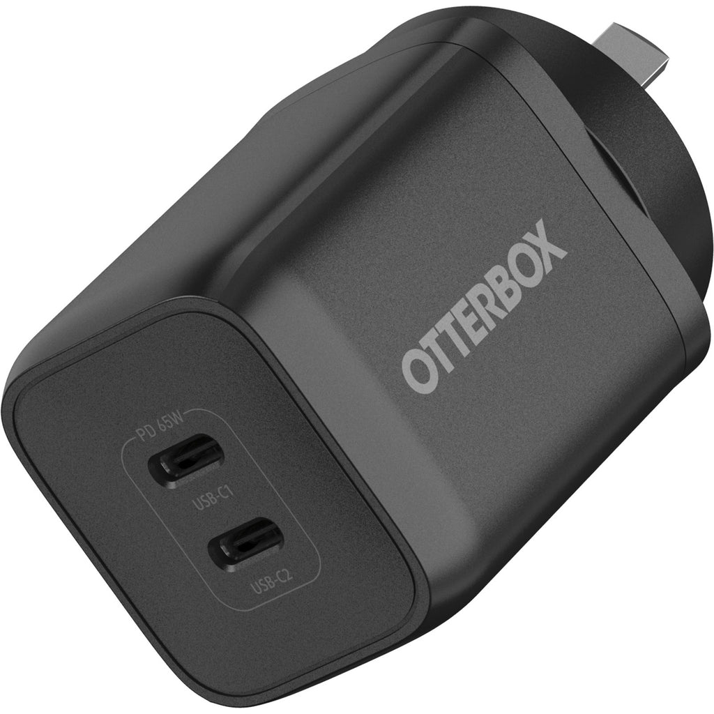 OtterBox 65W Dual USB-C GaN Fast Wall Charger for Phone & Laptop OTTERBOX