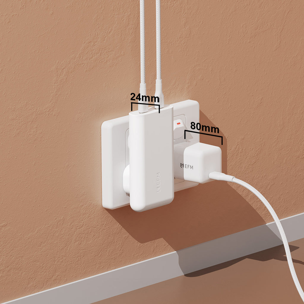EFM 65W Slim USB-C Fast Wall Charger EFM