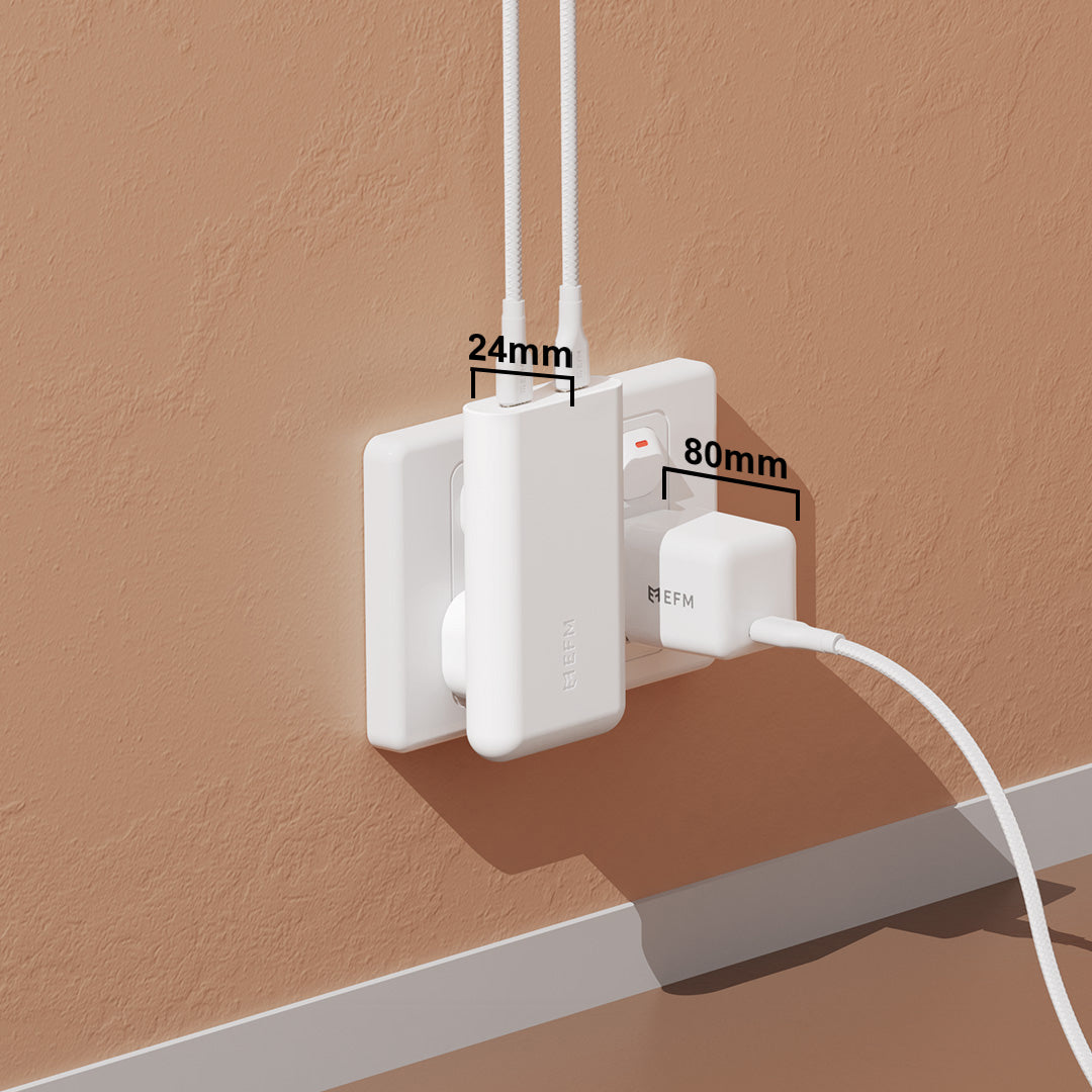 EFM 65W Slim USB-C Fast Wall Charger EFM